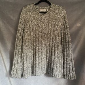 Le Collezioni Structure Men’s Wool Blend Knit V-Neck Sweater Size S